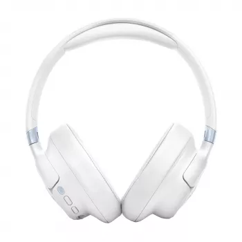 Headset JBL Tune 780NC com fios e sem fios com arco de cabeça para chamadas/música USB Type-C Bluetooth branco