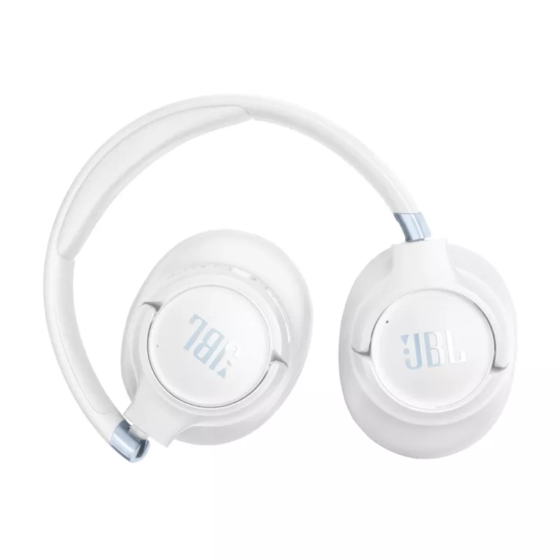 Headset JBL Tune 780NC com fios e sem fios com arco de cabeça para chamadas/música USB Type-C Bluetooth branco