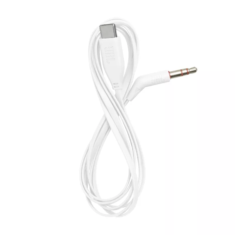Headset JBL Tune 780NC com fios e sem fios com arco de cabeça para chamadas/música USB Type-C Bluetooth branco