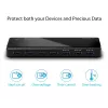 Hub de interfaces TP-Link UH700 USB 3.2 Gen 1 (3.1 Gen 1) Micro-B 5000 Mbit/s preto