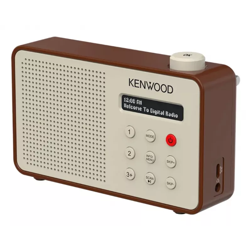 Kenwood CRM25DABT rádio digital portátil moca