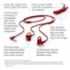 HP Earbuds preto headset 150, com fios, chamadas/música, 20 - 20000 Hz, 15 g, headset, preto