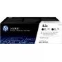 Cartuchos de toner HP 83X (CF283XD) pack de 2 alto rendimento preto para impressoras LaserJet, 2200 páginas (preto)