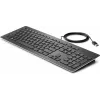 HP USB teclado premium, tamanho completo (100 %), com fios, USB, membrana, preto