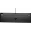HP USB teclado premium, tamanho completo (100 %), com fios, USB, membrana, preto