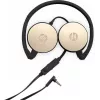 HP headset estéreo H2800 (preto com dourado seda), com fios, chamadas/música, 125 g, headset, preto, dourado