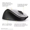 Rato HP ENVY Rechargeable 500, ambidestro, laser, RF sem fios, 1600 DPI, preto, cinzento