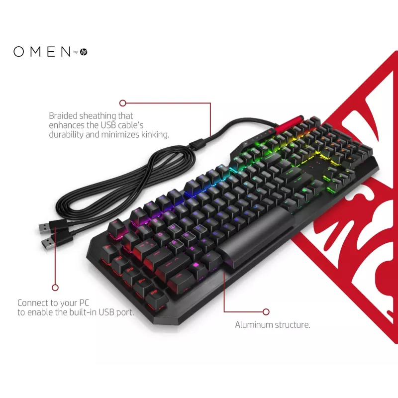 Teclado HP OMEN by Sequencer