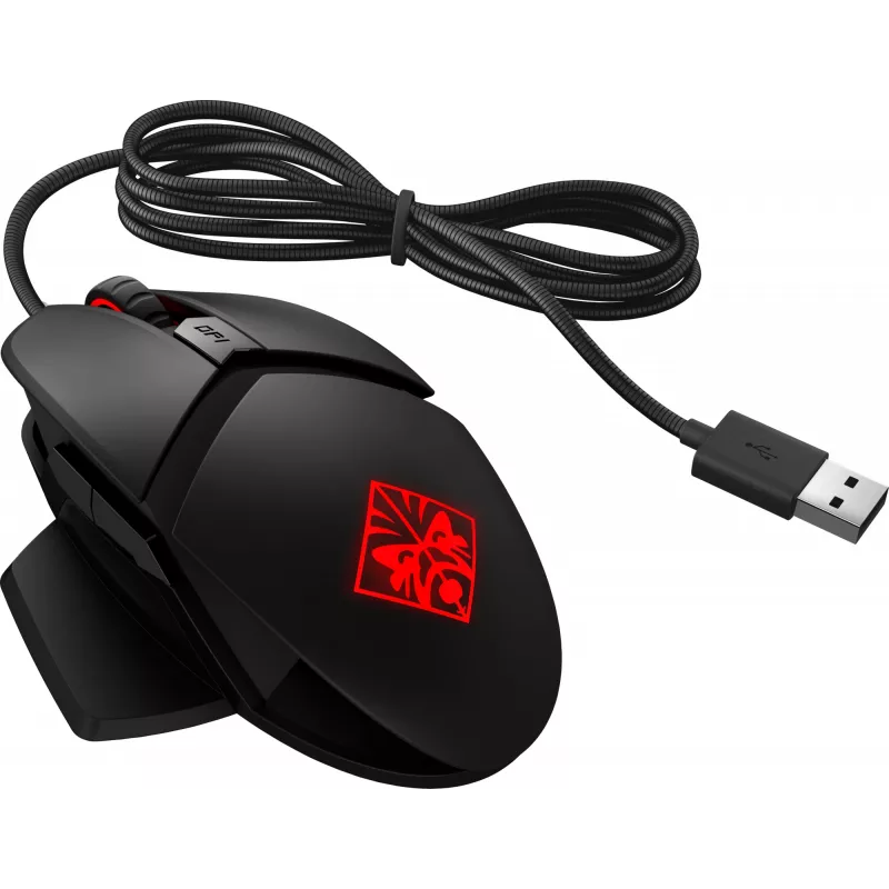 Rato HP OMEN by Reactor, destro, ótico, USB Type-A, 16000 DPI, 0,2 ms, preto