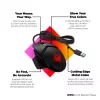 Rato HP OMEN by Reactor, destro, ótico, USB Type-A, 16000 DPI, 0,2 ms, preto