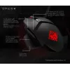 Rato HP OMEN by Reactor, destro, ótico, USB Type-A, 16000 DPI, 0,2 ms, preto
