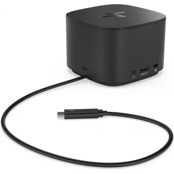 Docking station HP Thunderbolt Dock 120W G2 com fios Thunderbolt preto