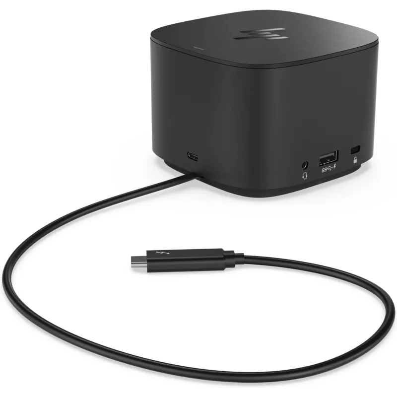 Docking station HP Thunderbolt Dock 120W G2 com fios Thunderbolt preto