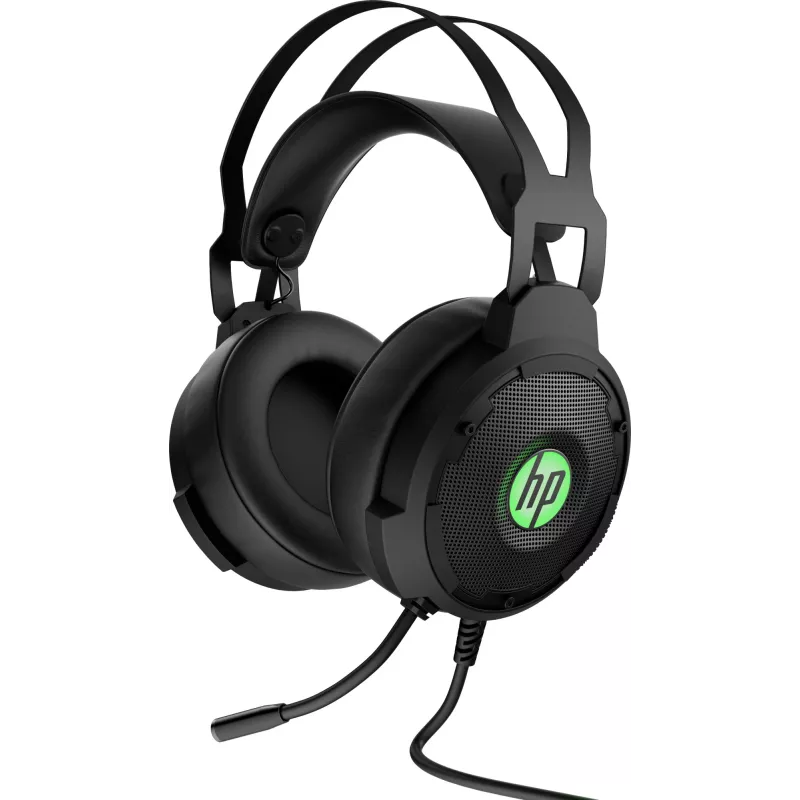 Headset HP Pavilion Gaming 600, com fios, gaming, 360 g, headset, preto, verde