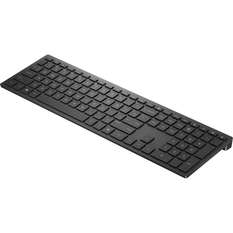 Teclado HP Pavilion Wireless 600 preto, tamanho completo (100%), sem fios, RF sem fios, preto