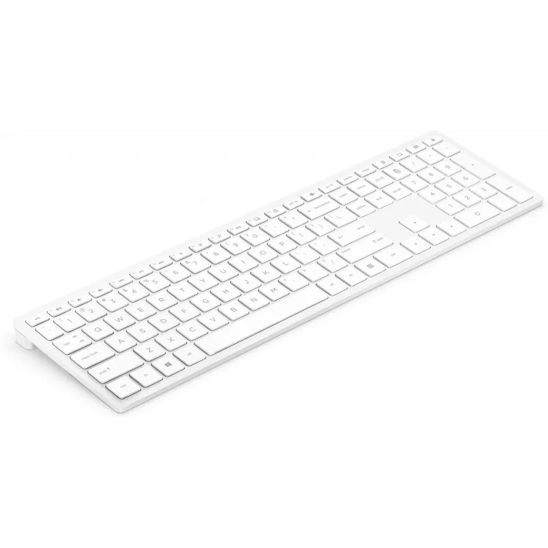 Teclado HP Pavilion Wireless 600 branco, tamanho completo (100%), sem fios, RF sem fios, mecânico, branco