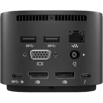 HP Thunderbolt Dock G2 com cabo combo, com fios, Thunderbolt, preto, Kensington, China, HP