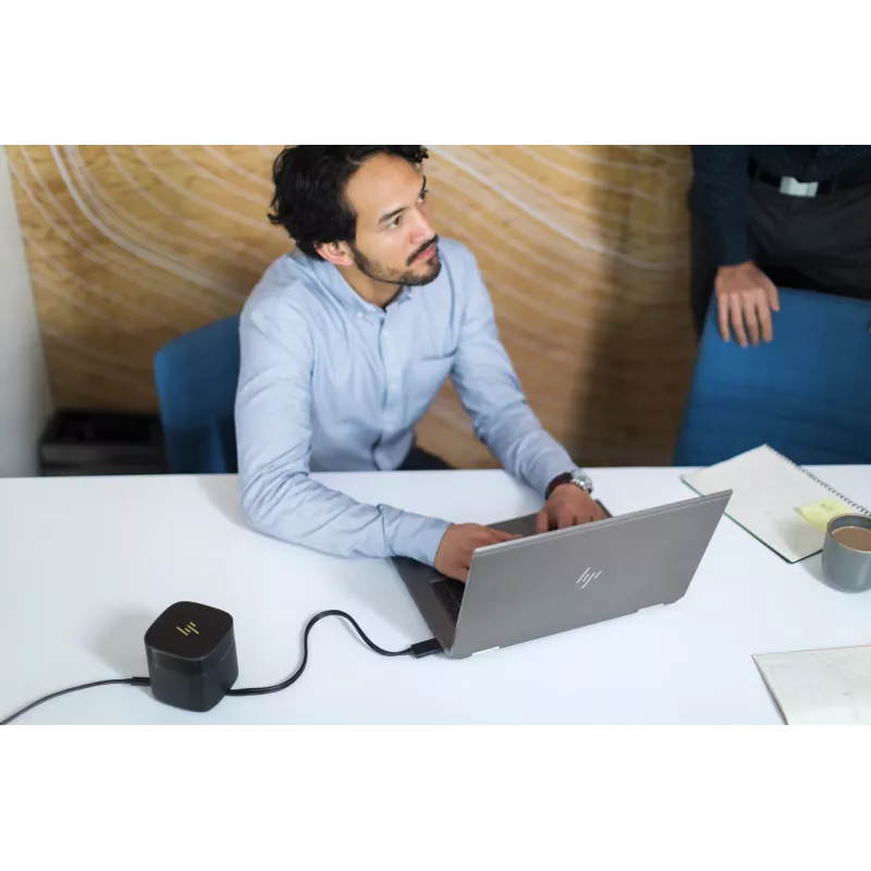 HP Thunderbolt Dock G2 com cabo combo, com fios, Thunderbolt, preto, Kensington, China, HP