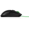 Rato HP Pavilion Gaming 300, ambidestro, ótico, USB Type A, 5000 dpi, preto, verde