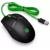 Rato HP Pavilion Gaming 300, ambidestro, ótico, USB Type A, 5000 dpi, preto, verde