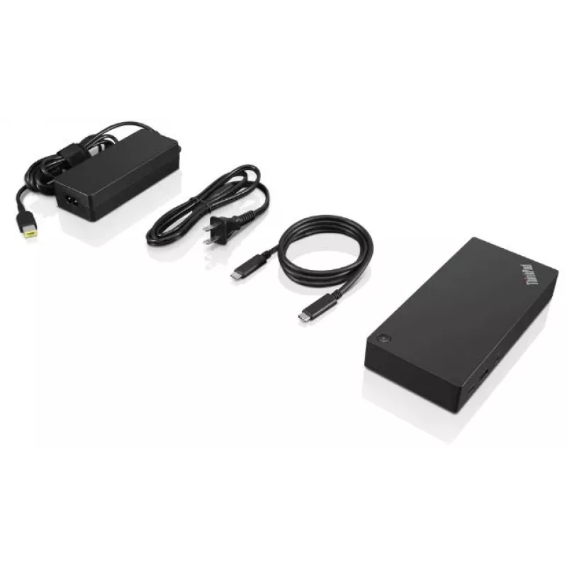 Lenovo ThinkPad USB-C Dock Gen 2 com fios USB 3.2 Gen 1 (3.1 Gen 1) Type-C preto