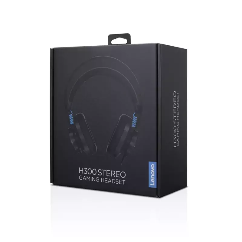 Headset Lenovo Legion H300 com fios head-band gaming preto