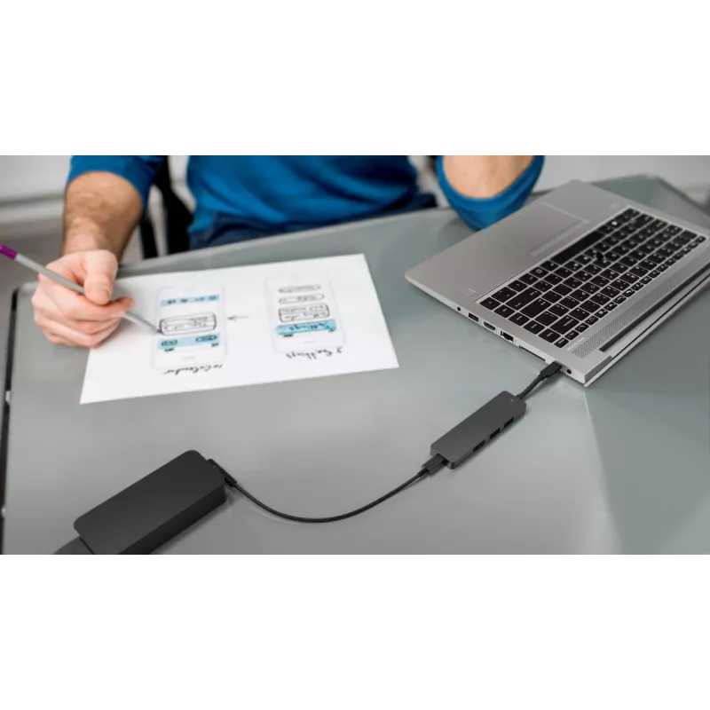 Hub USB-C HP ENVY USB 3.2 Gen 1 (3.1 Gen 1) Type-C