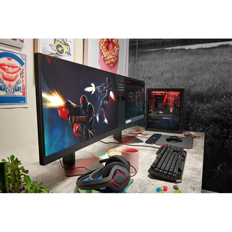 HP OMEN X 27 monitor 68,6 cm (27 polegadas) 2560 x 1440 píxeis Quad HD preto (recondicionado)