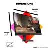 HP OMEN X 27 monitor 68,6 cm (27 polegadas) 2560 x 1440 píxeis Quad HD preto (recondicionado)
