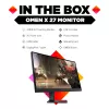 HP OMEN X 27 monitor 68,6 cm (27 polegadas) 2560 x 1440 píxeis Quad HD preto (recondicionado)