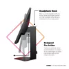 HP OMEN X 27 monitor 68,6 cm (27 polegadas) 2560 x 1440 píxeis Quad HD preto (recondicionado)