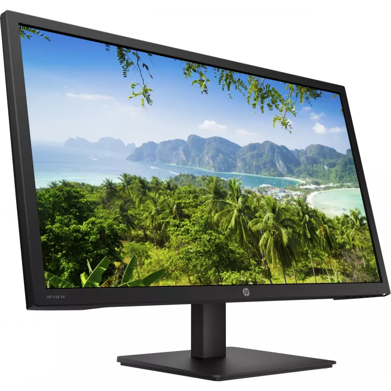 Monitor de computador HP V28 71,1 cm (28 polegadas) 3840 x 2160 píxeis 4K Ultra HD LED preto