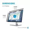 Monitor de computador HP E-Series E22 G4 54,6 cm (21,5 polegadas) 1920 x 1080 píxeis Full HD LCD preto, prateado
