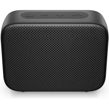 Altifalante Bluetooth HP 350 preto, sem fios, USB Type-C, altifalante portátil mono, preto, retangular, botões