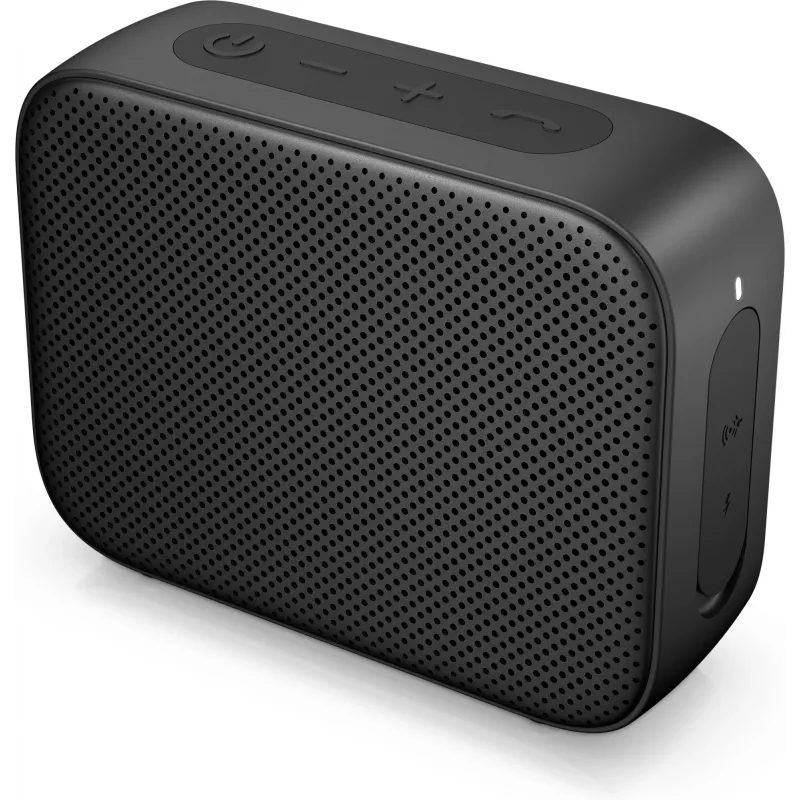 Altifalante Bluetooth HP 350 preto, sem fios, USB Type-C, altifalante portátil mono, preto, retangular, botões