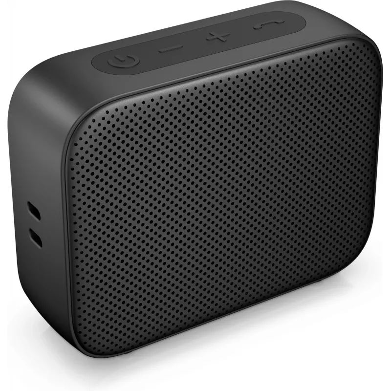 Altifalante Bluetooth HP 350 preto, sem fios, USB Type-C, altifalante portátil mono, preto, retangular, botões