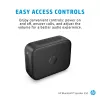 Altifalante Bluetooth HP 350 preto, sem fios, USB Type-C, altifalante portátil mono, preto, retangular, botões