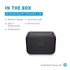 Altifalante Bluetooth HP 350 preto, sem fios, USB Type-C, altifalante portátil mono, preto, retangular, botões