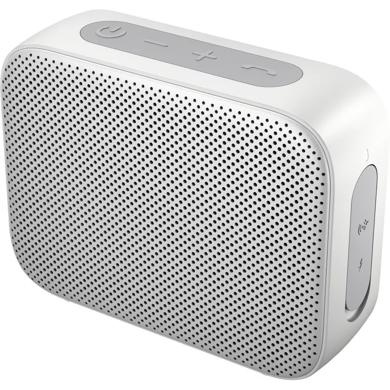 Altifalante Bluetooth HP 350 prateado, sem fios, branco, universal, bateria incorporada, 180 g, 78,5 mm