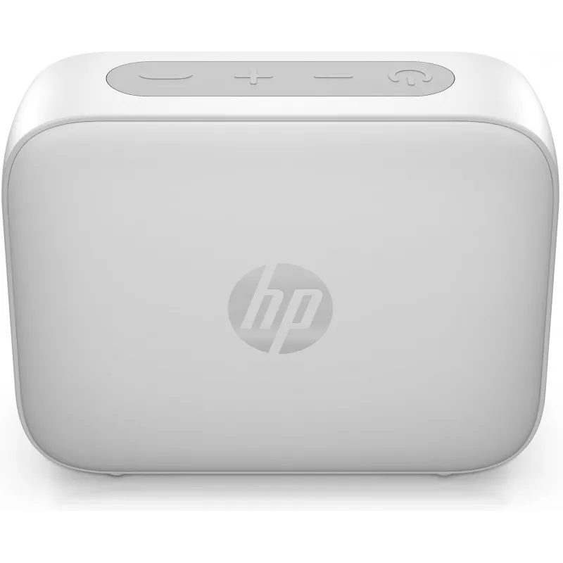 Altifalante Bluetooth HP 350 prateado, sem fios, branco, universal, bateria incorporada, 180 g, 78,5 mm