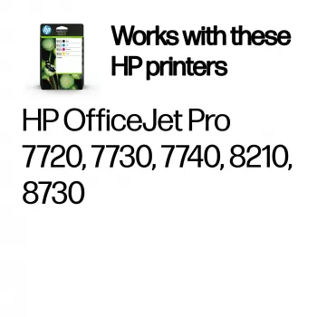 Tinteiros originais HP 953 pack de 4 preto/ciano/magenta/amarelo