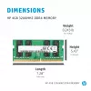 Módulo de memória HP 286H5AA 4 GB 1 x 4 GB DDR4 260-Pin SO-DIMM