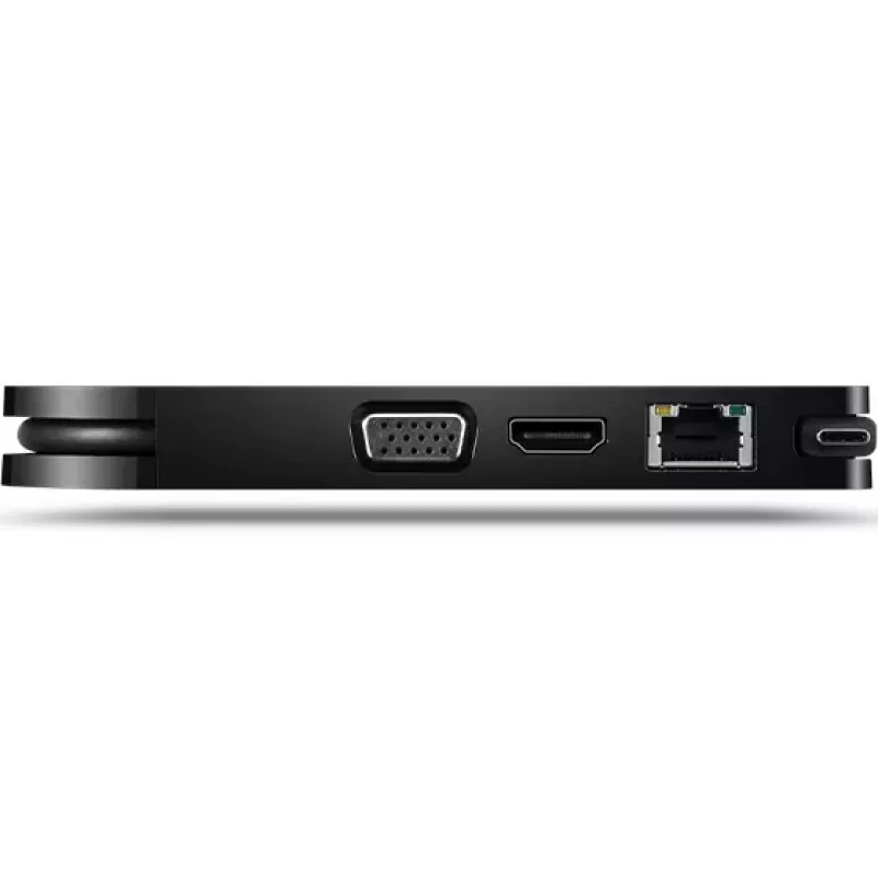 Hub de interface Lenovo 4X91H02421 USB Type-C 5000 Mbit/s preto