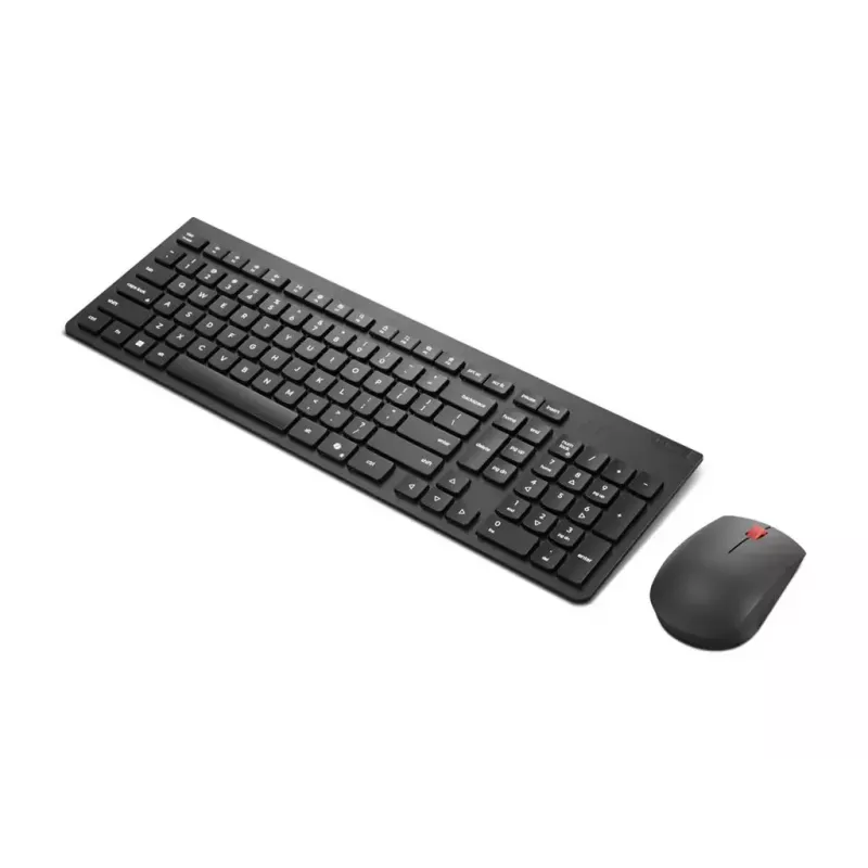 Teclado e rato incluídos Lenovo 4X31R64497 de escritório RF sem fios nórdico preto