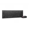 Teclado e rato incluídos Lenovo 4X31R64497 de escritório RF sem fios nórdico preto
