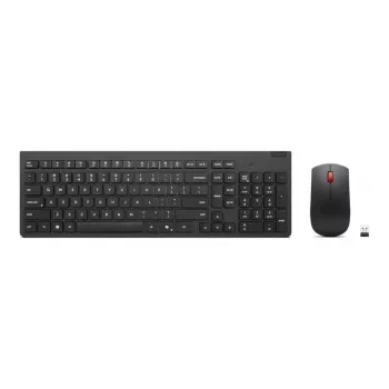 Teclado e rato incluídos Lenovo 4X31R64497 de escritório RF sem fios nórdico preto