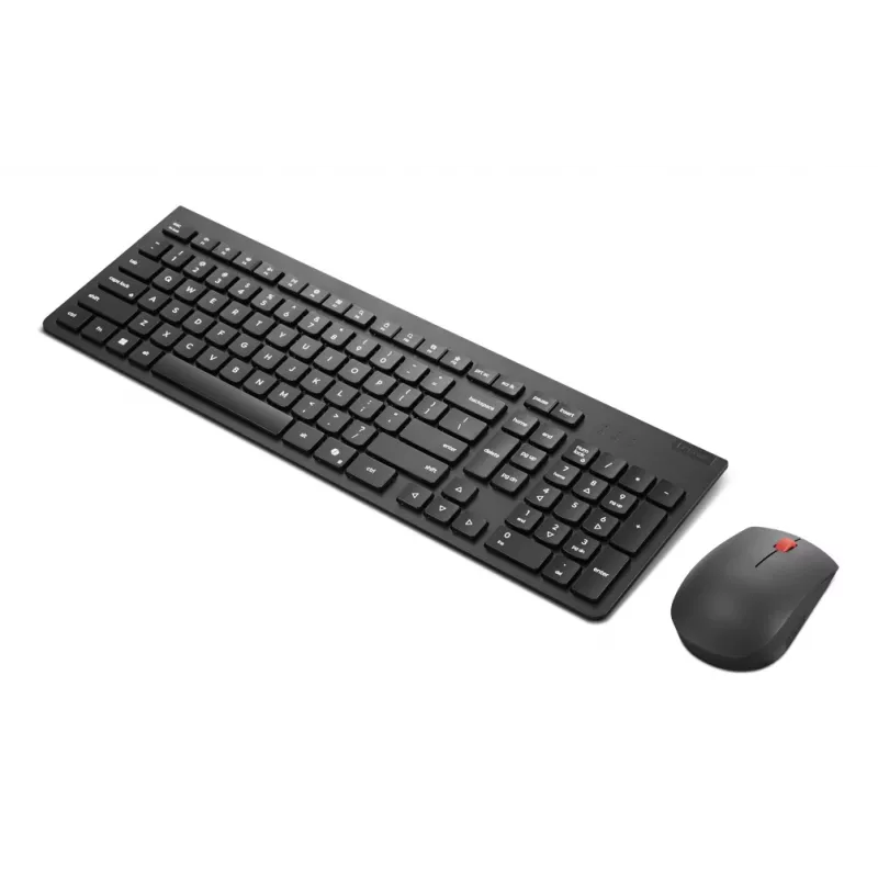 Teclado e rato incluídos Lenovo 4X31R64462 de escritório RF sem fios + Bluetooth dinamarquês preto