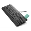 Teclado Lenovo Smartcard Wired II para casa/escritório USB nórdico preto