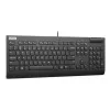 Teclado Lenovo Smartcard Wired II para casa/escritório USB nórdico preto