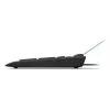 Teclado Lenovo Smartcard Wired II para casa/escritório USB nórdico preto